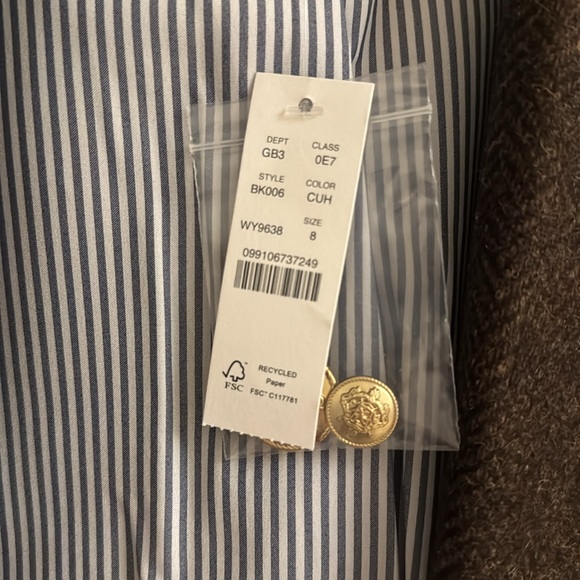 J. Crew RETAIL Bristol blazer in chocolate herringbone wool - Picture 6 of 13